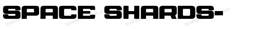 space shards字体转换